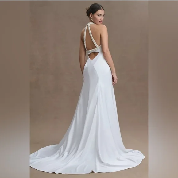 BHLDN Johanna Pearl Wedding Dress - Picture 3 of 8